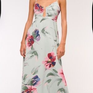 Abercrombie & Fitch Bra Free Hardware Maxi Dress